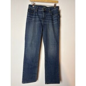NWT Lauren Ralph Lauren Classic Straight Slimming Fit Blue Jeans Sz: 8